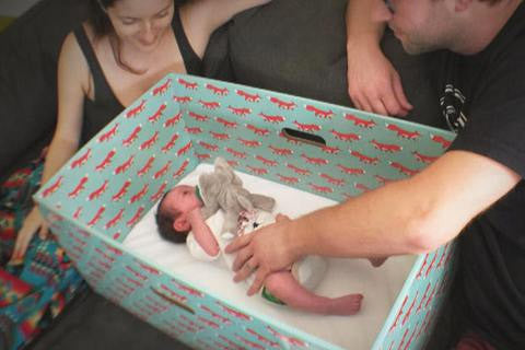 Baby boxes: New Jersey promotes cardboard cribs