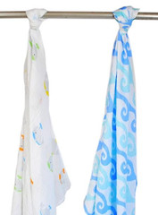 Natural Muslin Swaddle 2-pk